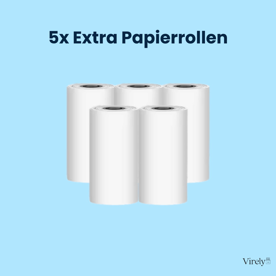 5x Papierrollen