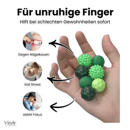 8 Anti-Stress Bälle