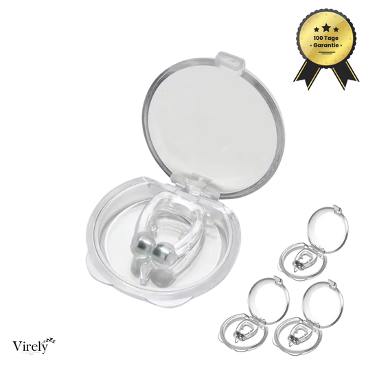 Virely - 12er Set Anti-Schnarch-Nasenklammer