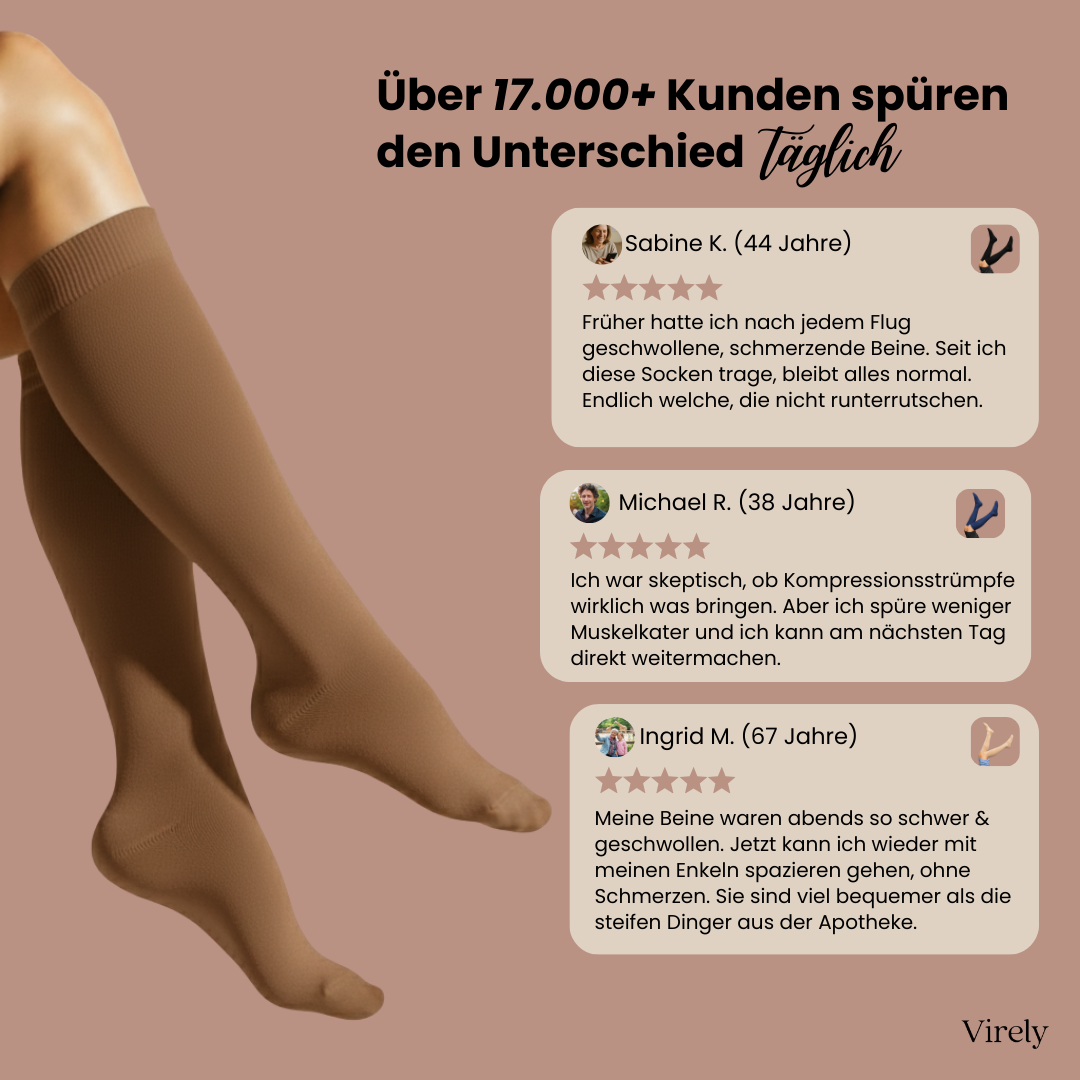 Virely - AllDay Komfort Kompressionssocken