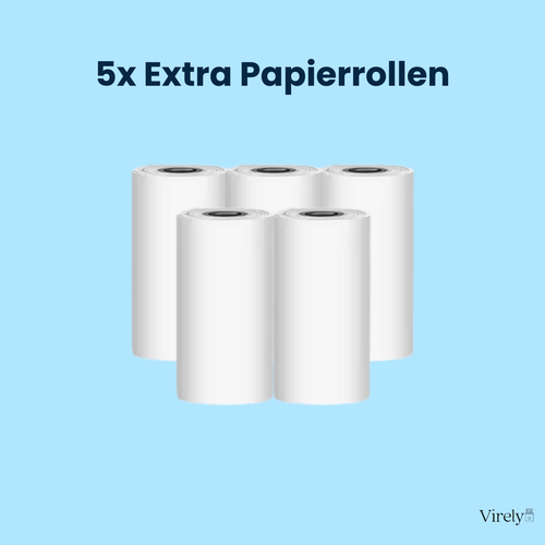 5x Papierrollen