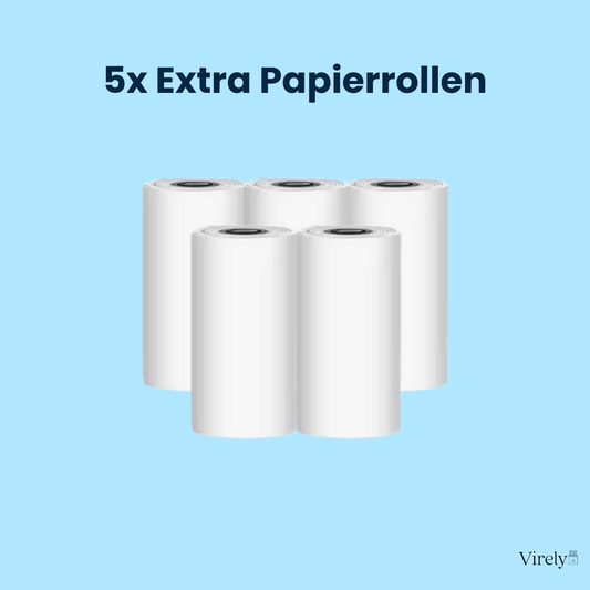 5x Papierrollen